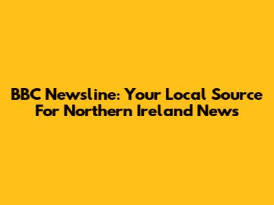 BBC Newsline: Your Local Source For Northern Ireland News