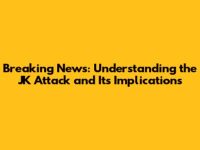 Breaking News: Understanding the JK Attack and Its Implications