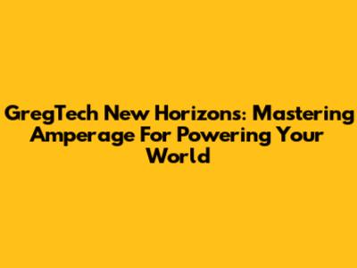 GregTech New Horizons: Mastering Amperage For Powering Your World