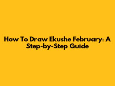 How To Draw Ekushe February: A Step-by-Step Guide