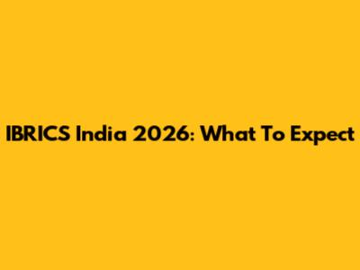 IBRICS India 2026: What To Expect