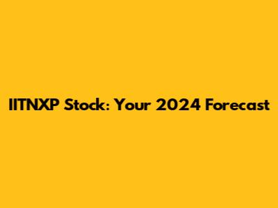 IITNXP Stock: Your 2024 Forecast