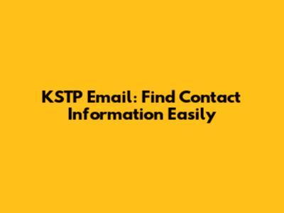 KSTP Email: Find Contact Information Easily