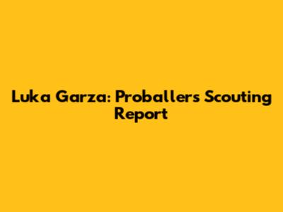 Luka Garza: Proballers Scouting Report