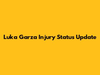 Luka Garza Injury Status Update