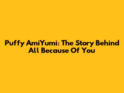 Puffy AmiYumi: The Story Behind "All Because Of You"