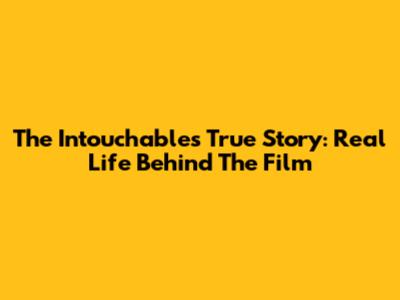The "Intouchables" True Story: Real Life Behind The Film