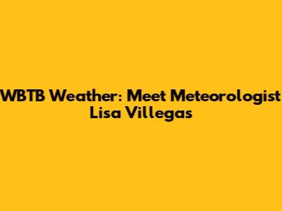 WBTB Weather: Meet Meteorologist Lisa Villegas