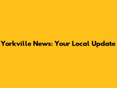 Yorkville News: Your Local Update